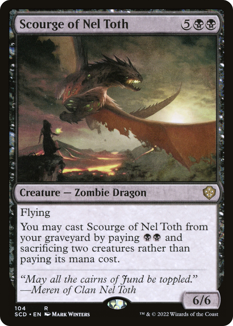 Scourge of Nel Toth [Starter Commander Decks] | Game Grid - Logan
