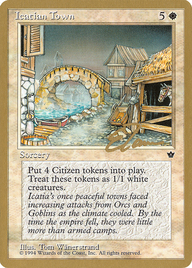 Icatian Town (Eric Tam) [Pro Tour Collector Set] | Game Grid - Logan