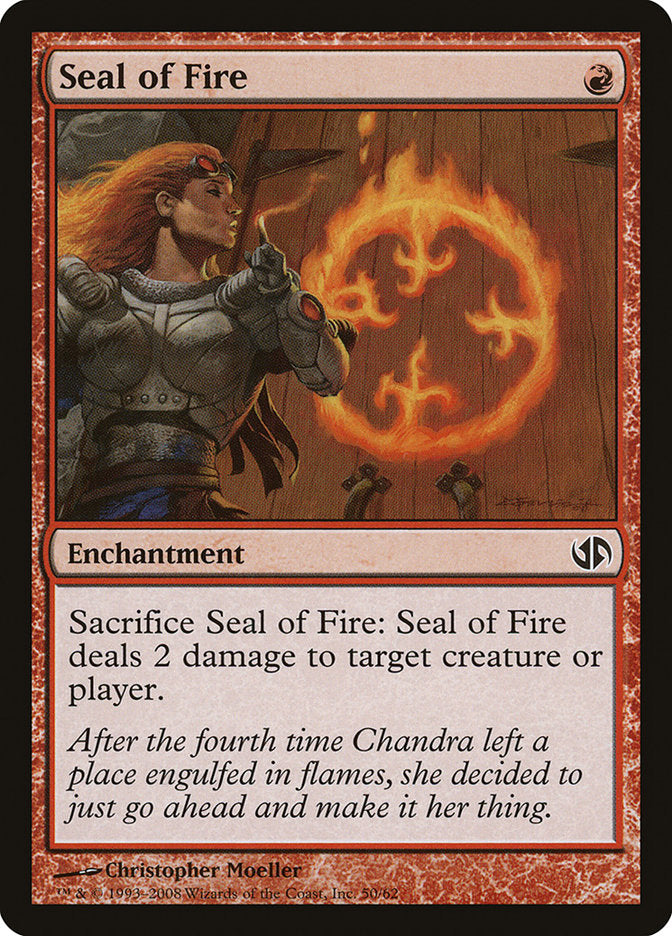 Seal of Fire [Duel Decks: Jace vs. Chandra] | Game Grid - Logan