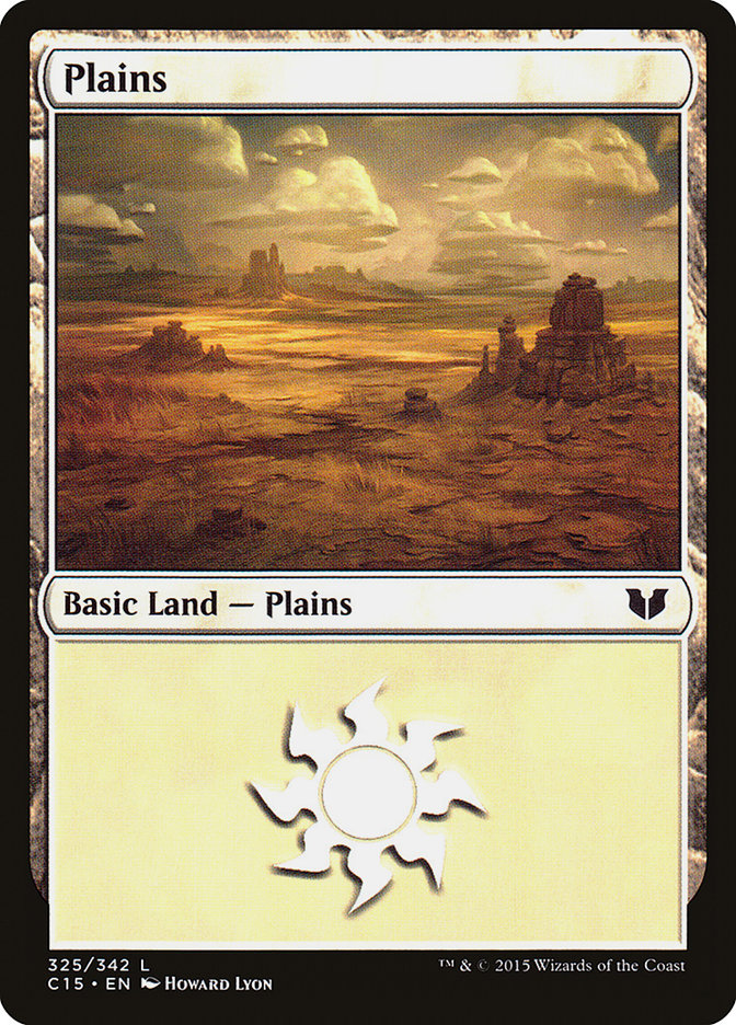 Plains (325) [Commander 2015] | Game Grid - Logan