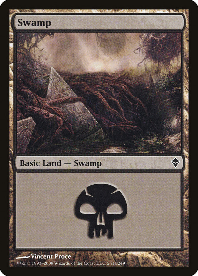 Swamp (241a) [Zendikar] | Game Grid - Logan