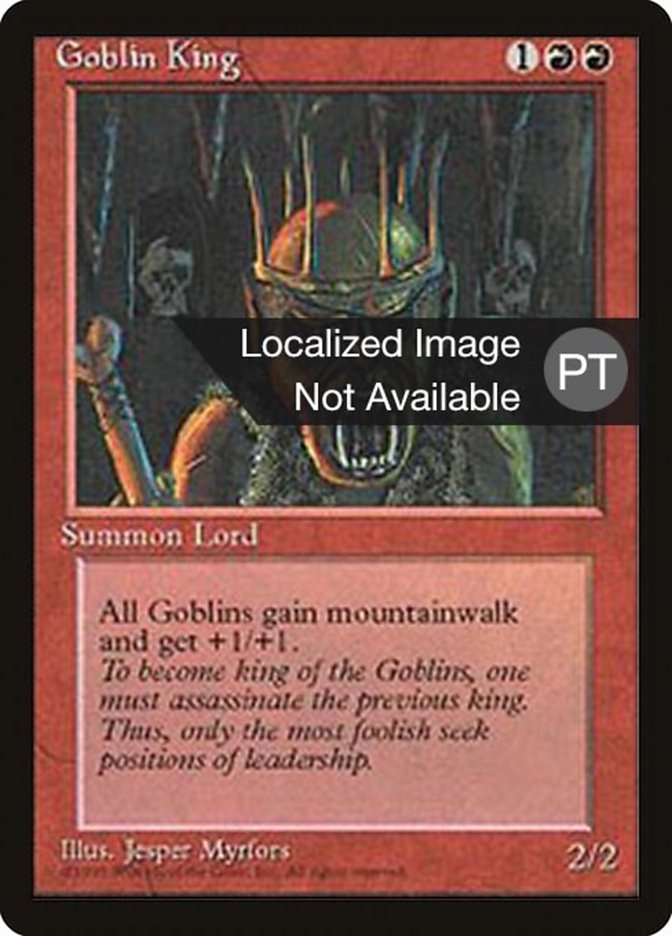 Goblin King [Fourth Edition (Foreign Black Border)] | Game Grid - Logan