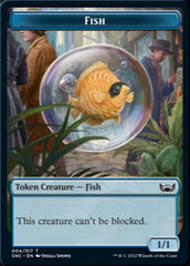 Fish // Rogue Double-Sided Token [Streets of New Capenna Tokens] | Game Grid - Logan