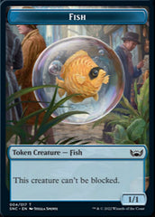 Fish // Citizen Double-Sided Token [Streets of New Capenna Tokens] | Game Grid - Logan