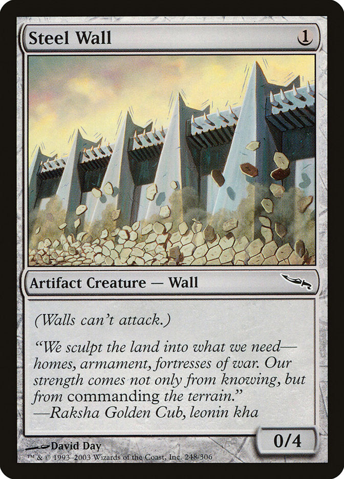 Steel Wall [Mirrodin] | Game Grid - Logan