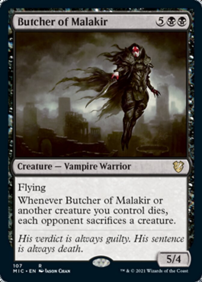 Butcher of Malakir [Innistrad: Midnight Hunt Commander] | Game Grid - Logan