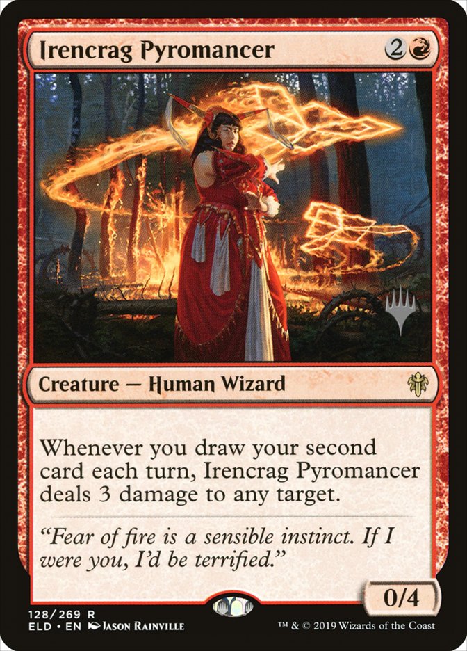 Irencrag Pyromancer (Promo Pack) [Throne of Eldraine Promos] | Game Grid - Logan
