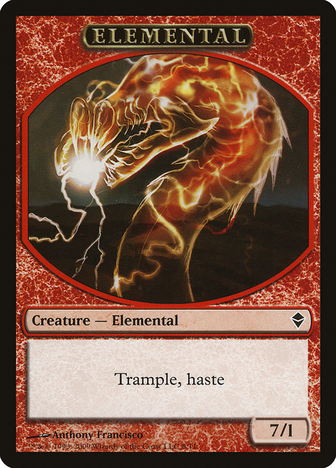 Elemental Token [Zendikar Tokens] | Game Grid - Logan