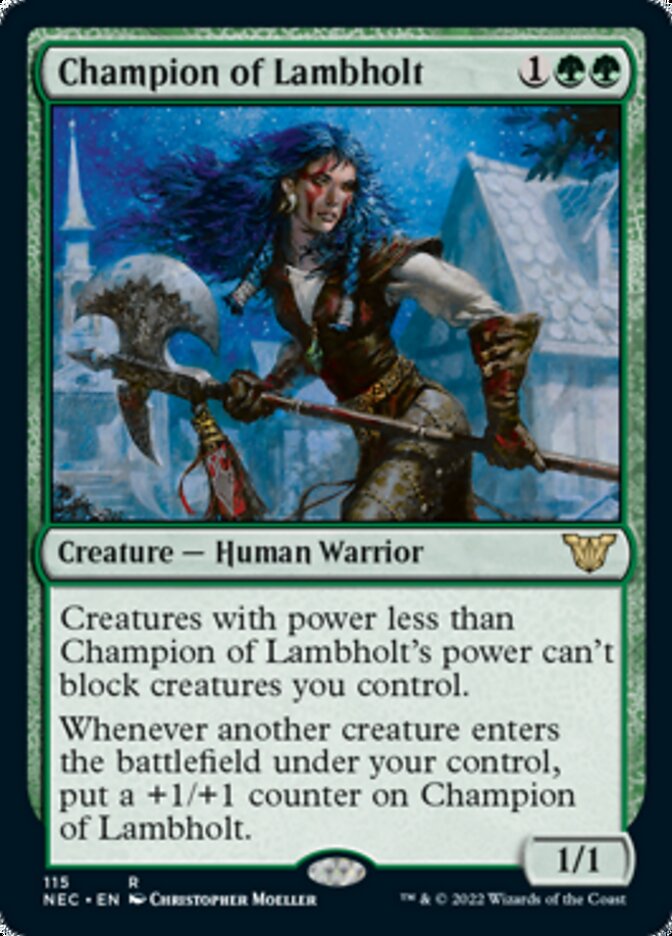 Champion of Lambholt [Kamigawa: Neon Dynasty Commander] | Game Grid - Logan