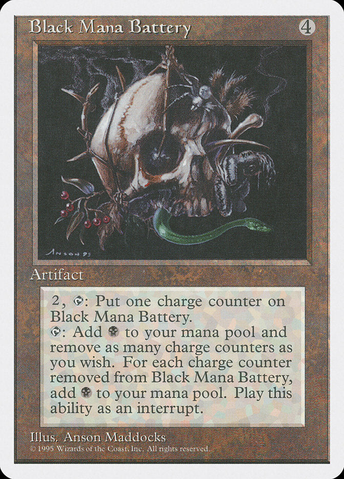 Black Mana Battery [Fourth Edition] | Game Grid - Logan