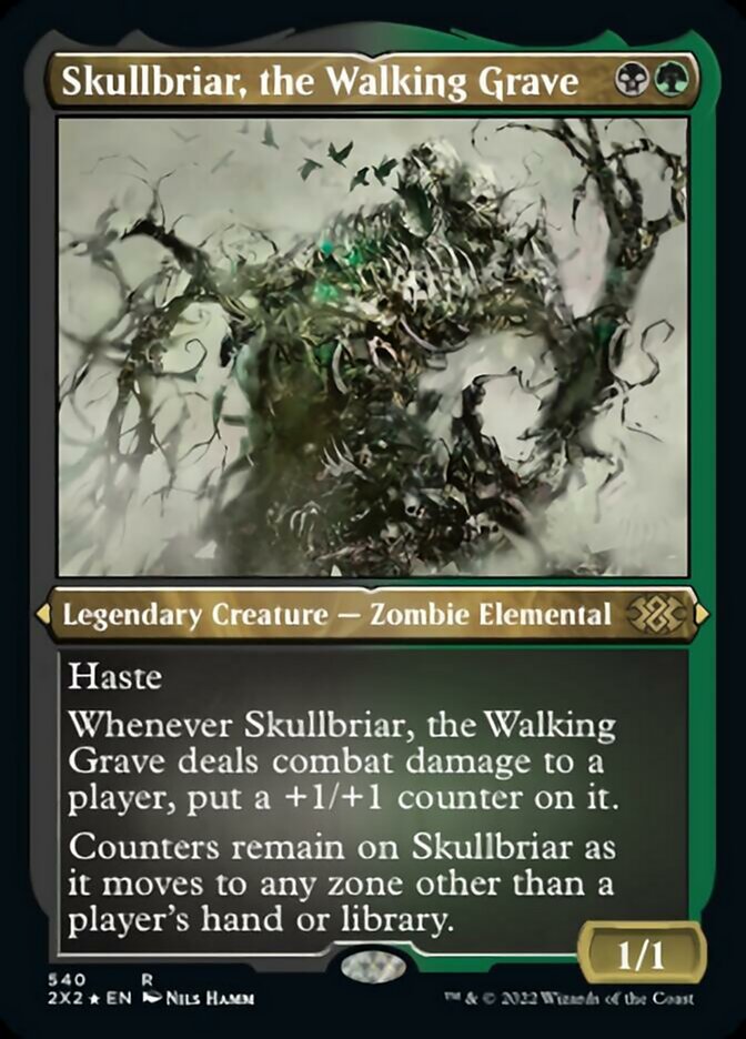 Skullbriar, the Walking Grave (Foil Etched) [Double Masters 2022] | Game Grid - Logan