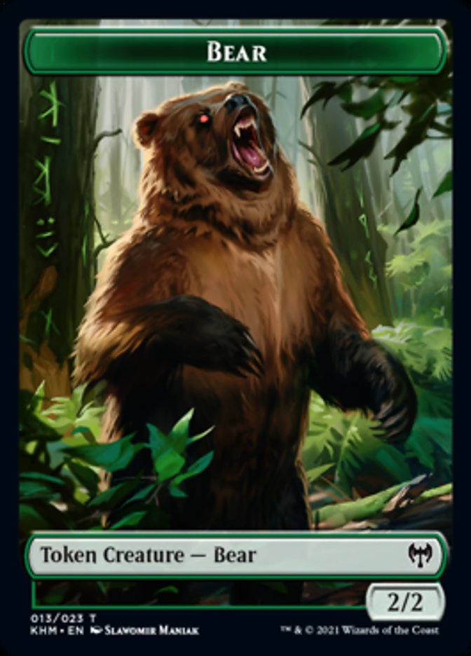 Bear Token [Kaldheim Tokens] | Game Grid - Logan
