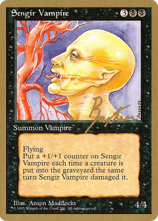 Sengir Vampire (George Baxter) [Pro Tour Collector Set] | Game Grid - Logan