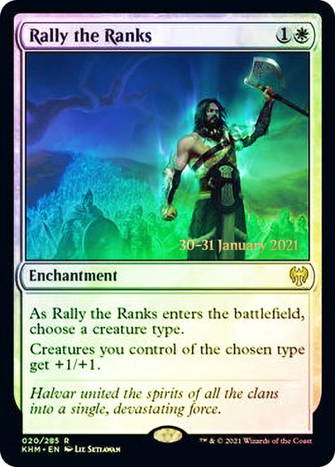 Rally the Ranks [Kaldheim Prerelease Promos] | Game Grid - Logan