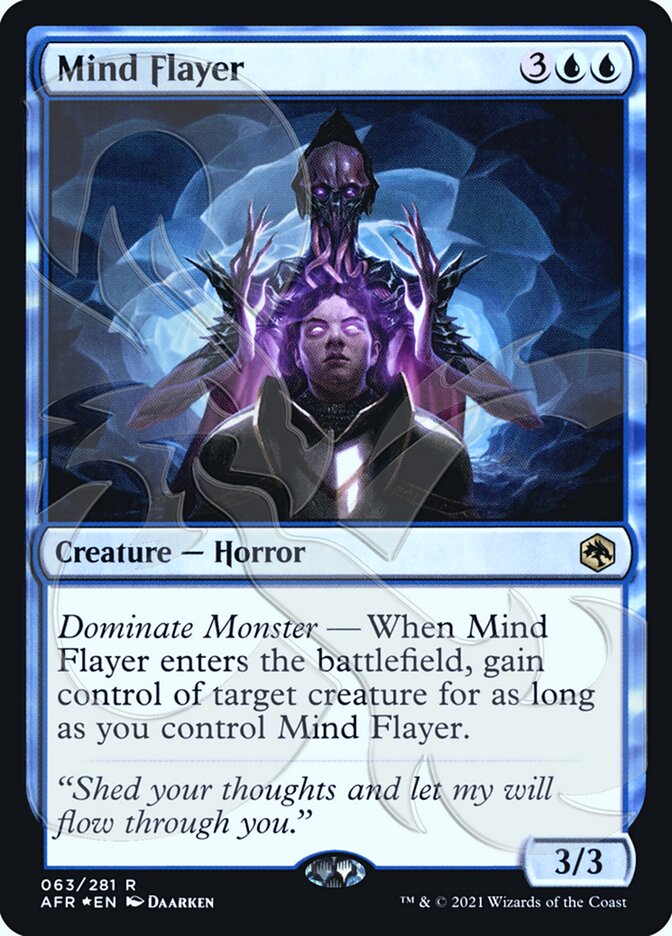 Mind Flayer (Ampersand Promo) [Dungeons & Dragons: Adventures in the Forgotten Realms Promos] | Game Grid - Logan