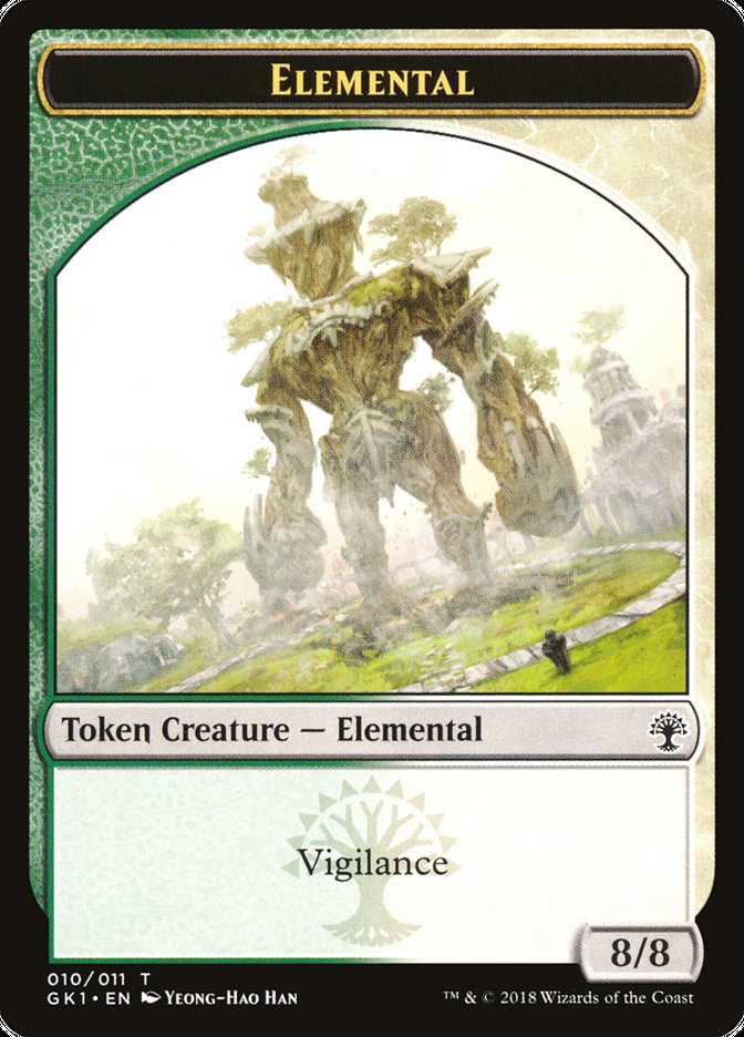 Elemental // Centaur Double-Sided Token [Guilds of Ravnica Guild Kit Tokens] | Game Grid - Logan