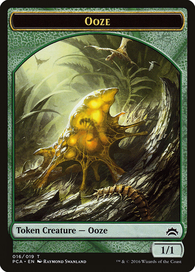 Plant // Ooze (016) Double-Sided Token [Planechase Anthology Tokens] | Game Grid - Logan