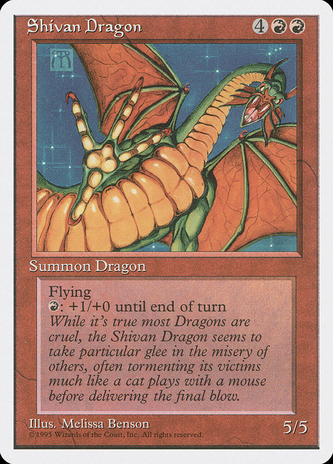 Shivan Dragon [Fourth Edition] | Game Grid - Logan