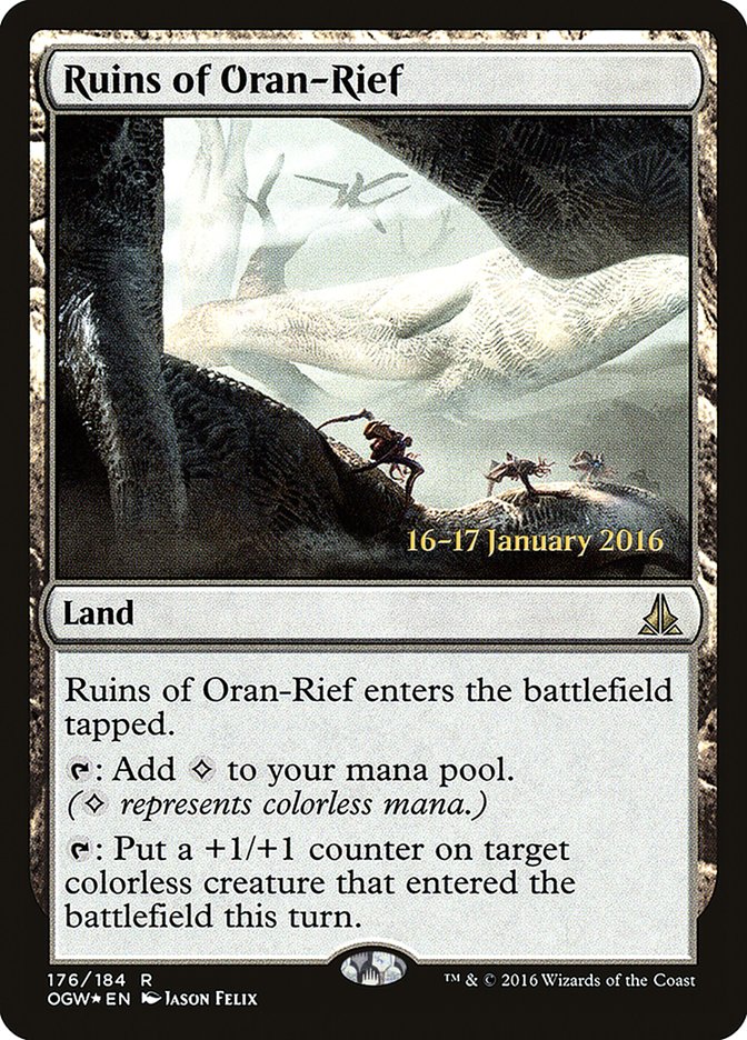 Ruins of Oran-Rief [Oath of the Gatewatch Prerelease Promos] | Game Grid - Logan