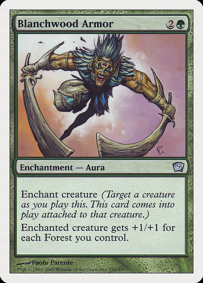 Blanchwood Armor [Ninth Edition] | Game Grid - Logan