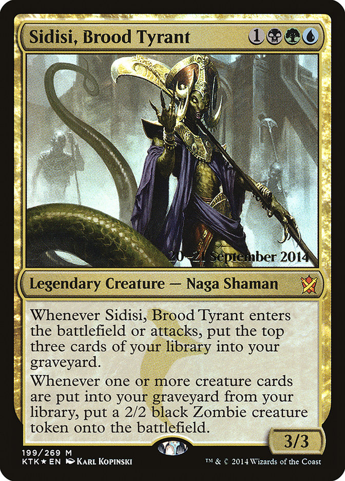 Sidisi, Brood Tyrant [Khans of Tarkir Prerelease Promos] | Game Grid - Logan