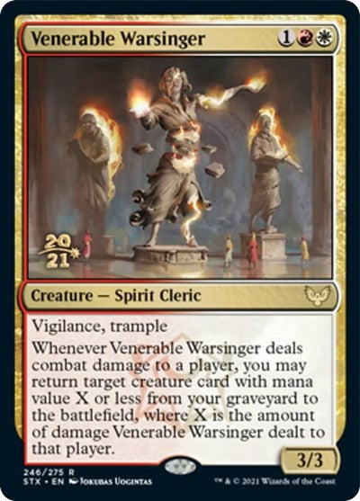 Venerable Warsinger [Strixhaven: School of Mages Prerelease Promos] | Game Grid - Logan