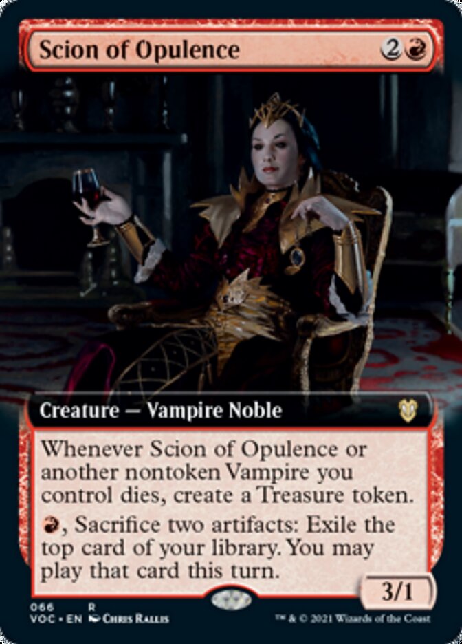 Scion of Opulence (Extended Art) [Innistrad: Crimson Vow Commander] | Game Grid - Logan