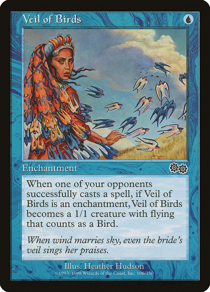 Veil of Birds [Urza's Saga] | Game Grid - Logan