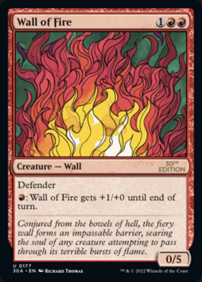 Wall of Fire [30th Anniversary Edition] | Game Grid - Logan