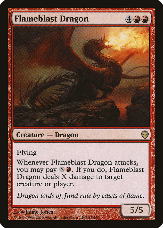 Flameblast Dragon [Archenemy] | Game Grid - Logan