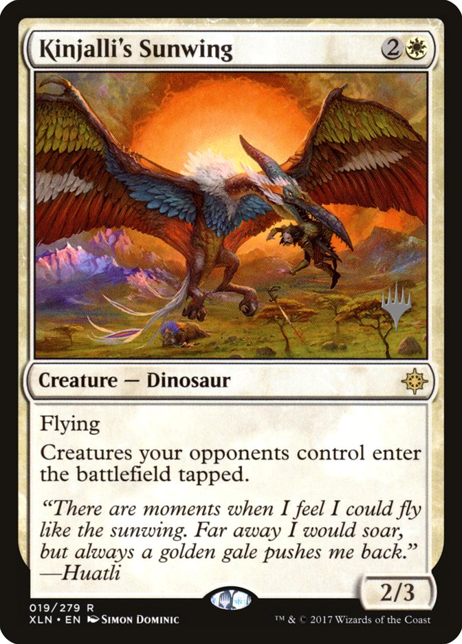 Kinjalli's Sunwing (Promo Pack) [Ixalan Promos] | Game Grid - Logan