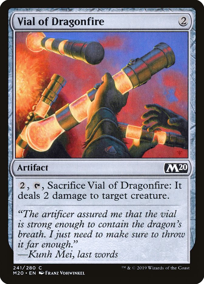 Vial of Dragonfire [Core Set 2020] | Game Grid - Logan