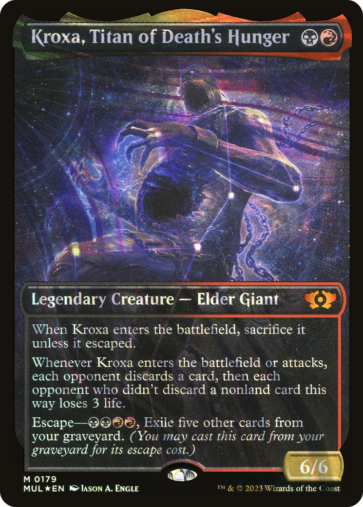 Kroxa, Titan of Death's Hunger (Halo Foil) [Multiverse Legends] | Game Grid - Logan