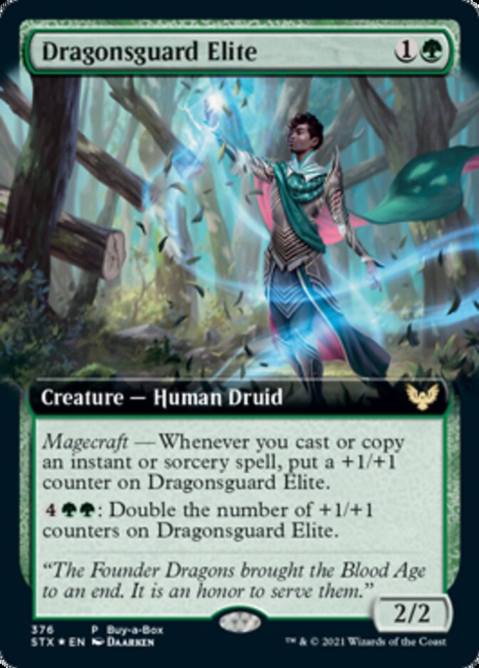 Dragonsguard Elite (Buy-A-Box) [Strixhaven: School of Mages Promos] | Game Grid - Logan