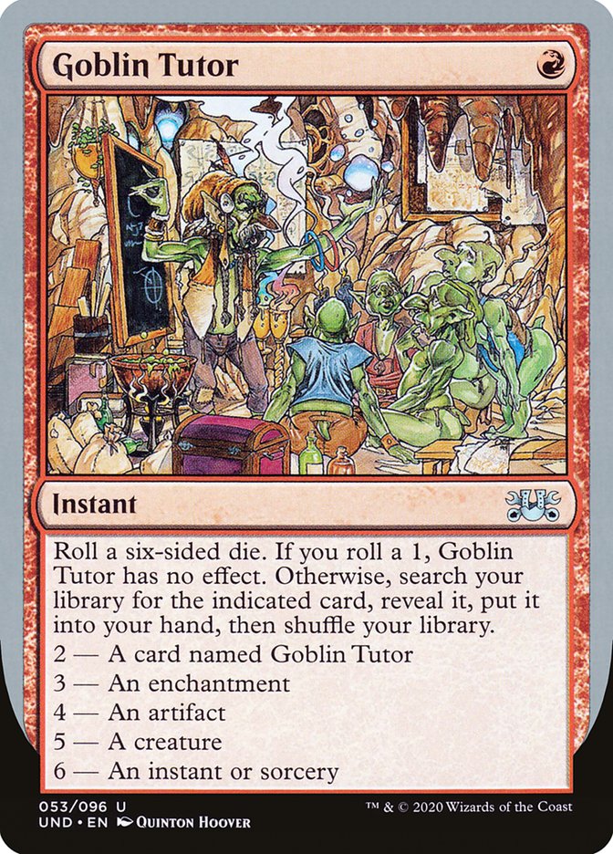 Goblin Tutor [Unsanctioned] | Game Grid - Logan