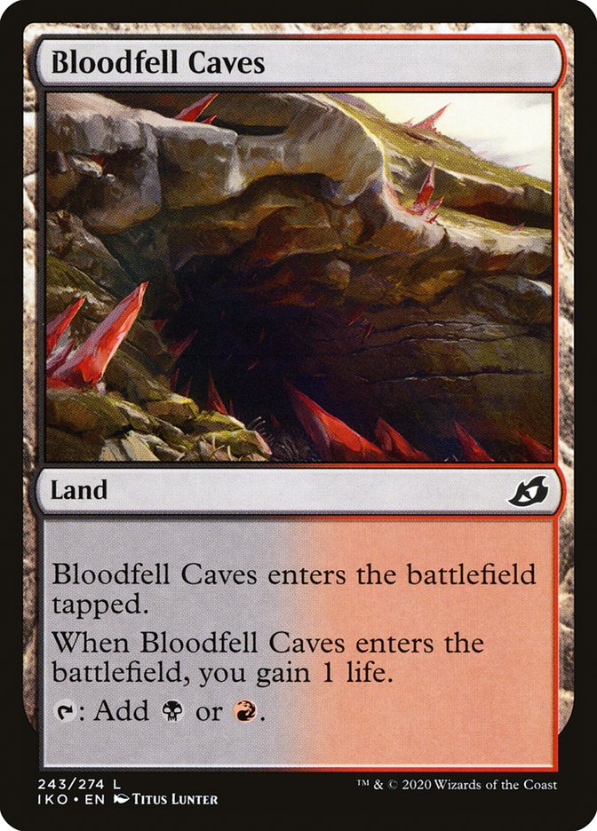 Bloodfell Caves [Ikoria: Lair of Behemoths] | Game Grid - Logan