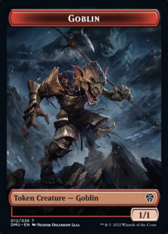 Saproling // Goblin Double-Sided Token [Dominaria United Tokens] | Game Grid - Logan