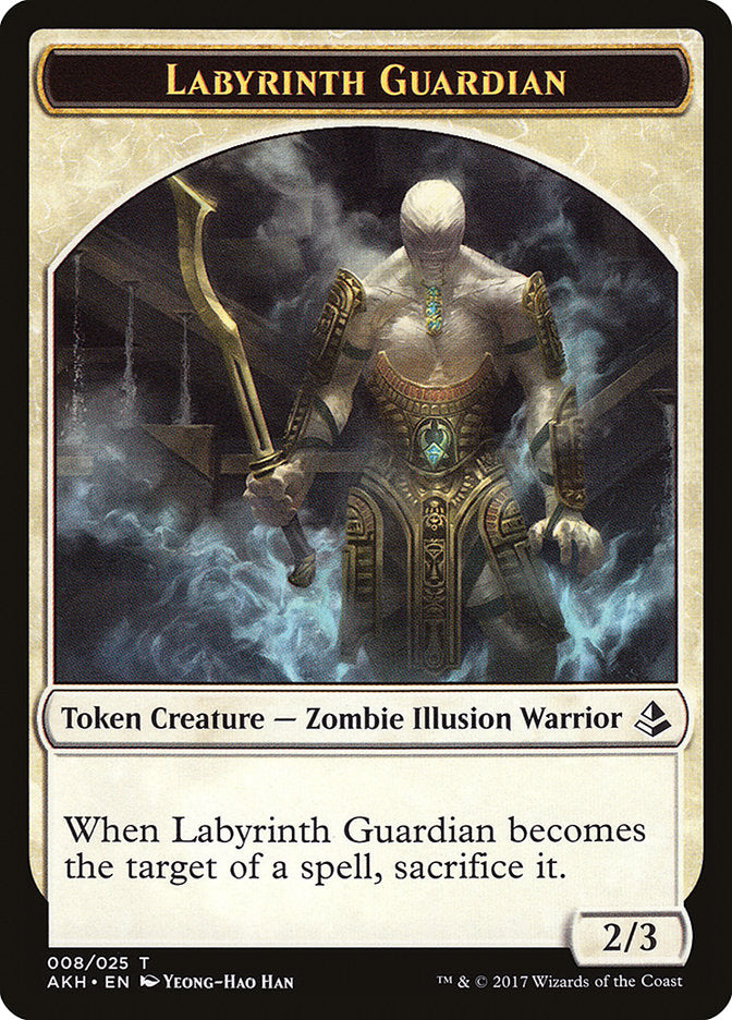 Labyrinth Guardian // Insect Double-Sided Token [Amonkhet Tokens] | Game Grid - Logan