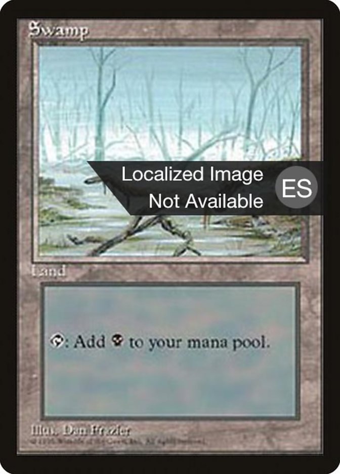 Swamp (A) [Fourth Edition (Foreign Black Border)] | Game Grid - Logan