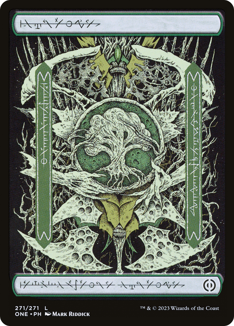 Forest (271) (Phyrexian) [Phyrexia: All Will Be One] | Game Grid - Logan