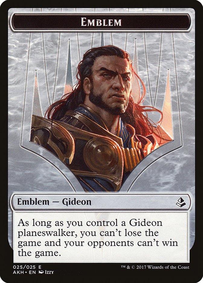 Gideon of the Trials Emblem [Amonkhet Tokens] | Game Grid - Logan