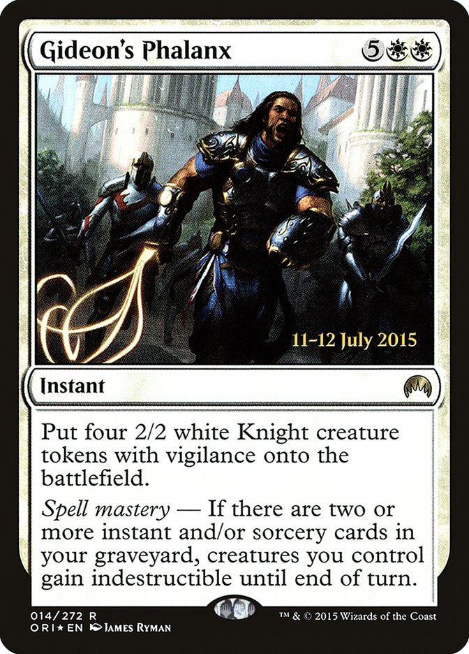 Gideon's Phalanx [Magic Origins Prerelease Promos] | Game Grid - Logan