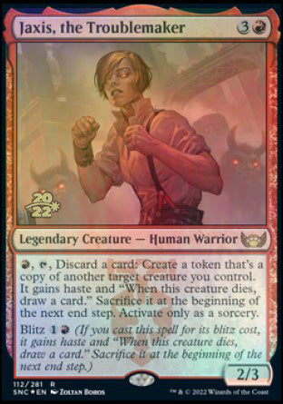 Jaxis, the Troublemaker [Streets of New Capenna Prerelease Promos] | Game Grid - Logan