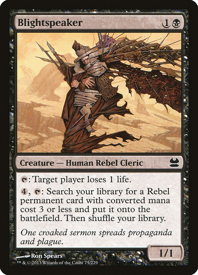 Blightspeaker [Modern Masters] | Game Grid - Logan
