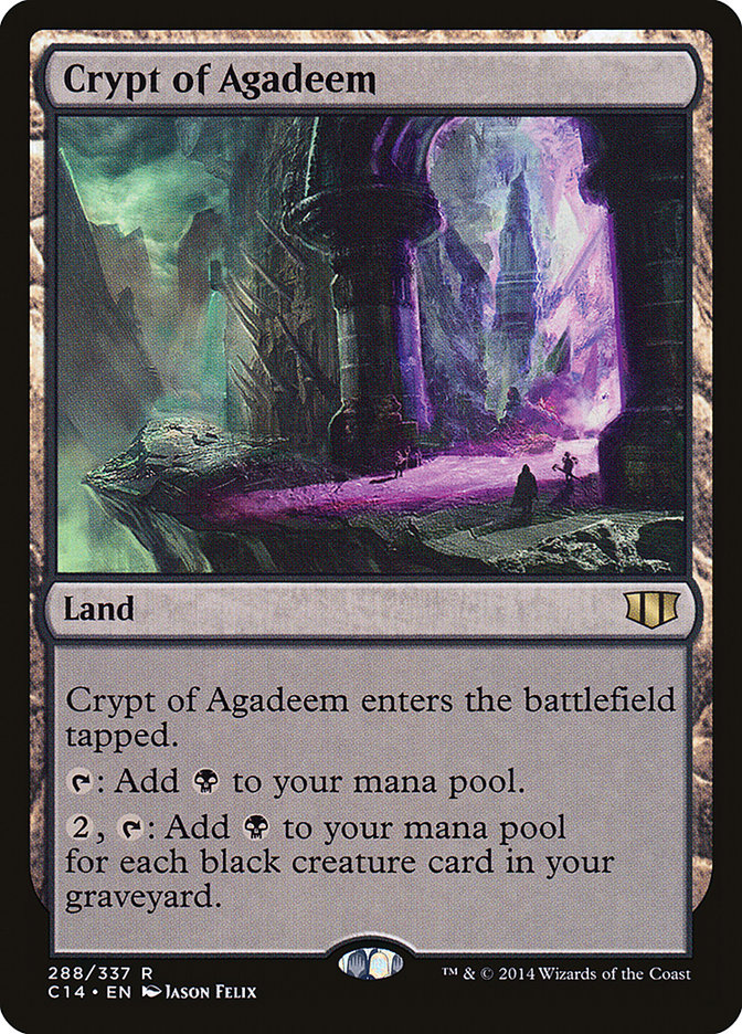 Crypt of Agadeem [Commander 2014] | Game Grid - Logan
