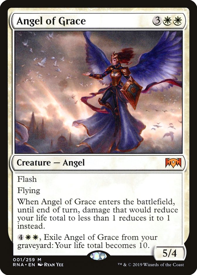 Angel of Grace [Ravnica Allegiance] | Game Grid - Logan