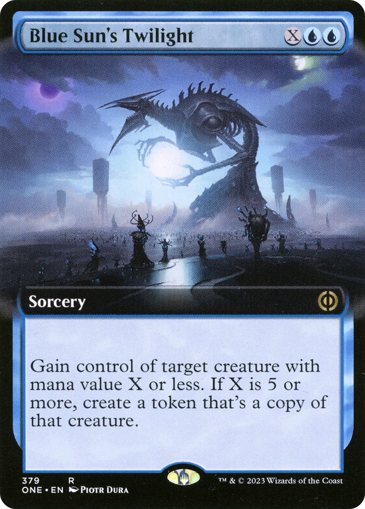 Blue Sun's Twilight (Extended Art) [Phyrexia: All Will Be One] | Game Grid - Logan