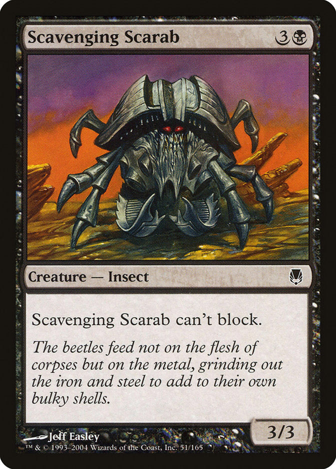 Scavenging Scarab [Darksteel] | Game Grid - Logan