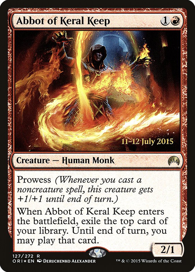 Abbot of Keral Keep [Magic Origins Prerelease Promos] | Game Grid - Logan