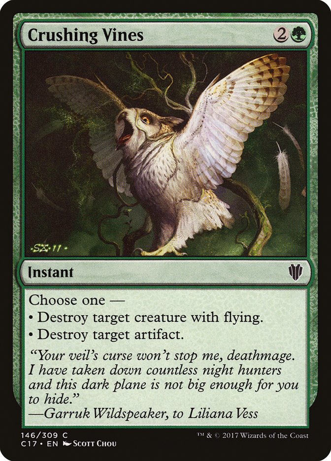 Crushing Vines [Commander 2017] | Game Grid - Logan